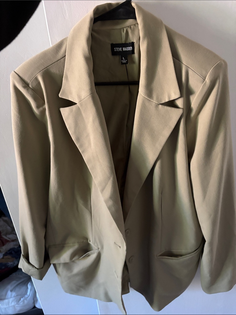 Steve Madden Light Tan Women's Blazer
